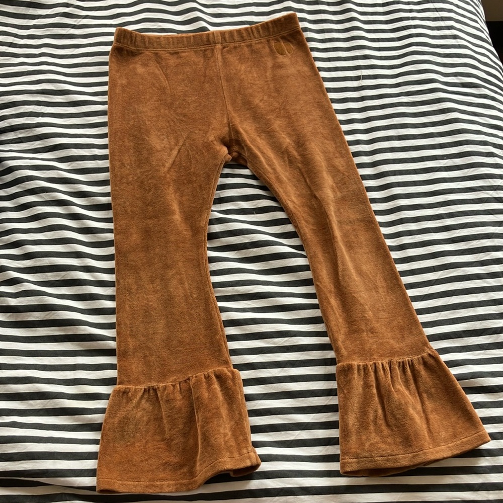 Kids Brown Flared Bottoms
